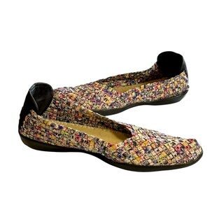 Bernie Mev Woven Slip On Shoes Multicolor Womens Size   5.5/36